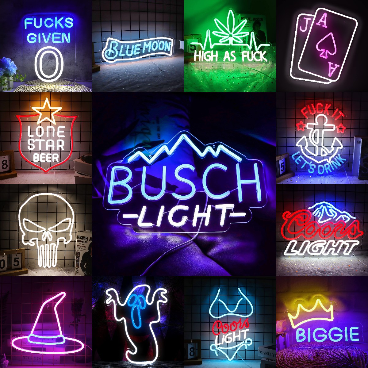 外贸亚马逊LED霓虹灯餐厅酒吧墙壁装饰品发光广告牌创意醒目标识