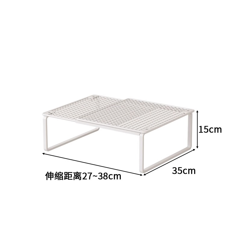 ☆★화이트 [확장형] 길이 27-38CM 폭 35CM 높이 15CM 단층☆★