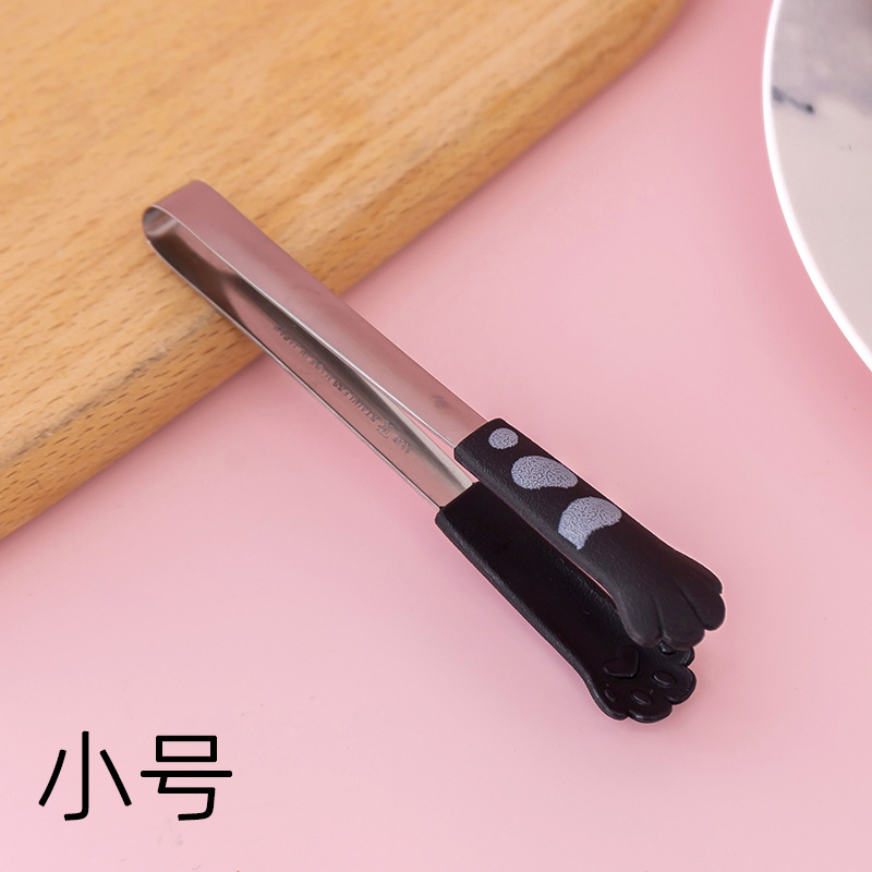 Lindo dibujos animados cocina garra de gato clip de alimentos de acero inoxidable clip de ensalada clip de barbacoa para hornear