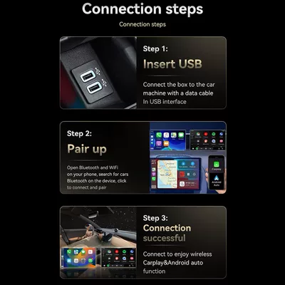 and Android Two-In-One Systems — Simsiz CarPlay və Android Auto