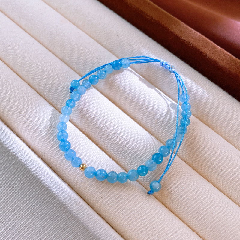 Pulsera de granate de ojo de tigre de cristal natural, nueva pulsera de todo fósforo de estilo nacional de estilo chino, joyería de novia de alta gama de lujo ligero