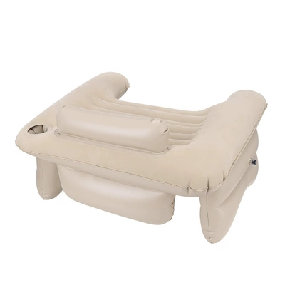 Cross-border New Products Children's Inflatable Table Rear Car Dining Table Computer Bracket Table Car Inflatable Table in stock (Car table board) - inflatable-table-pass-code-beige-standard-pump-storage-bag