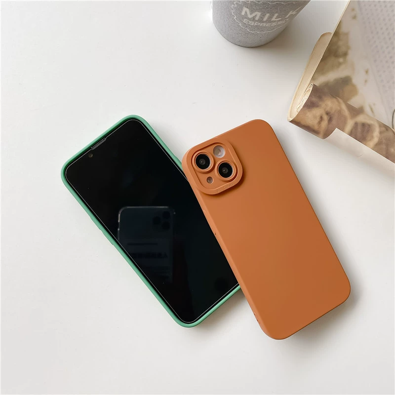 Apple, iPhone14, совместимый чехол для телефона, защитный чехол, силиконовый объектив, простой и элегантный дизайн, 13promax, 11
