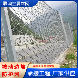 Sichuan Passive Slope Protection Net Circular Flexible Steel Wire Rope Construction Road Rockfall Safety Net Factory Spot Batch