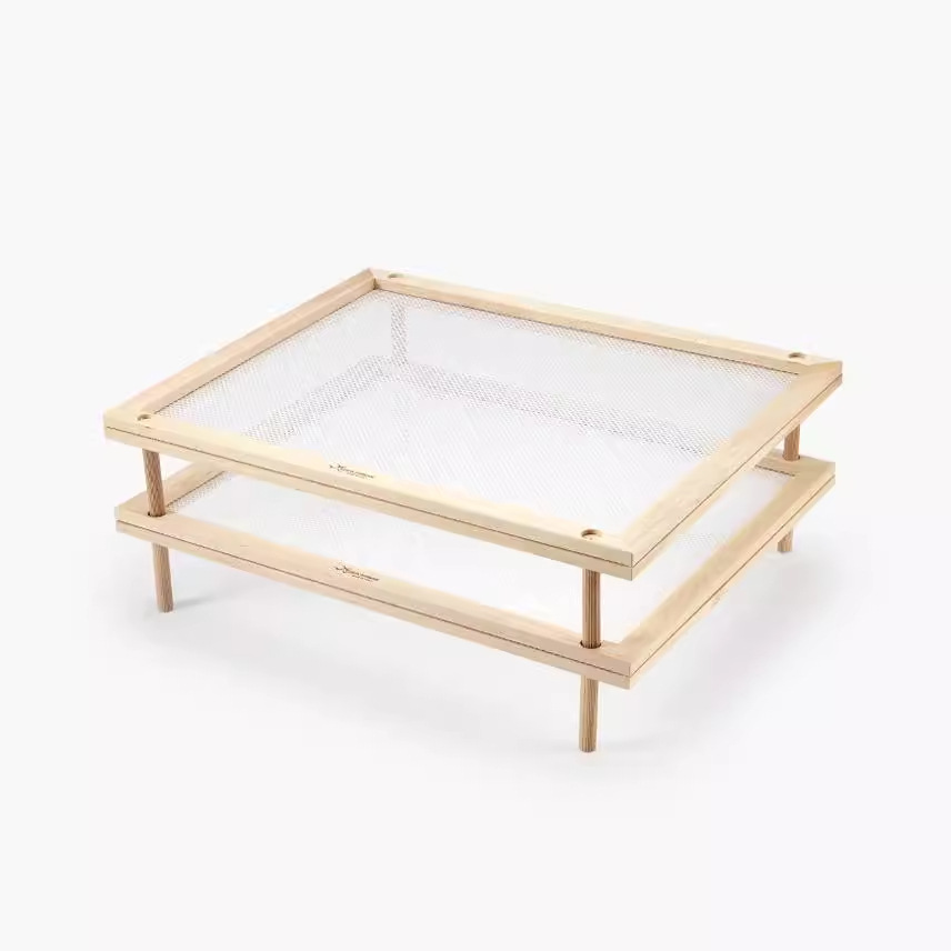 Rectangular Pasta Herb Tool Kitchen Household Daily Necessities Wooden Air Drying Rack_voghion.com