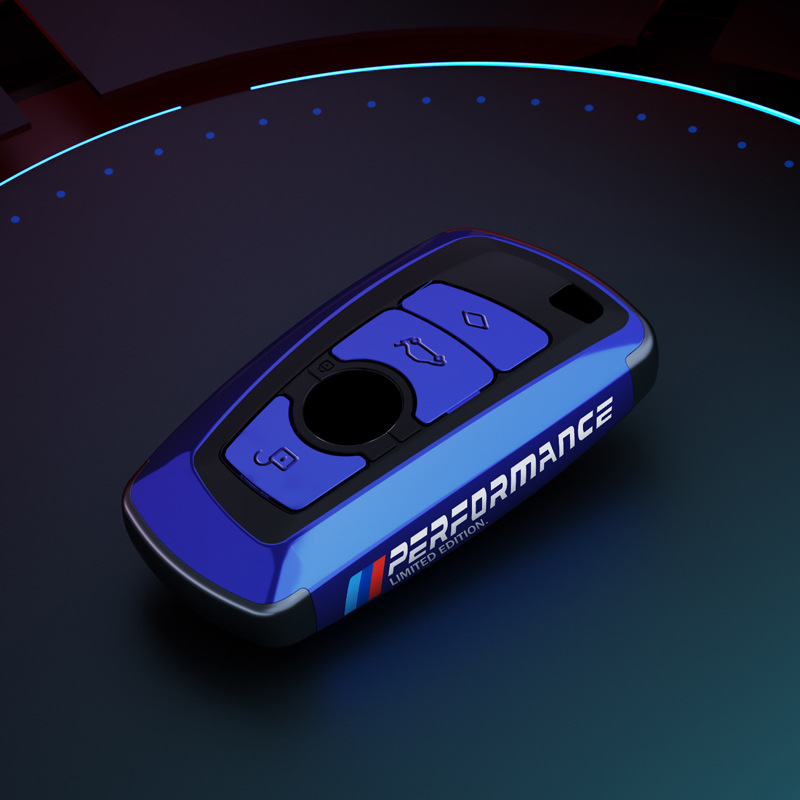 전기도금된 사각형 파란색