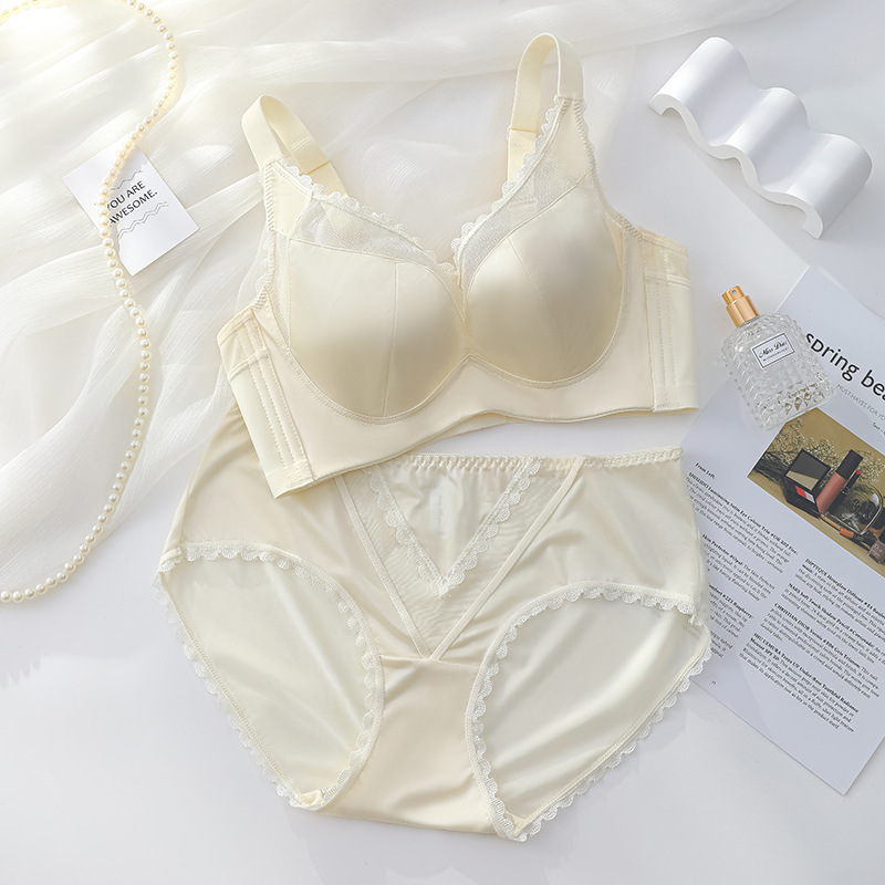 6968 pecho grande MM pecho grande bolsa pequeña sujetador de adelgazamiento de pecho pelo de montaña espalda anti-flacidez de las mujeres más tamaño taza ropa interior