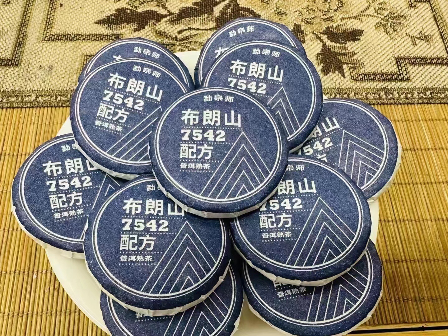 브라운 마운틴 푸얼 익은 차 0.5kg 약 60개