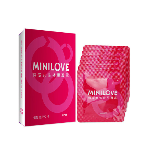 MINILOVE Micro Love Female Intimate Moisturizer 6-Piece Lubricant Bag for Enhanced Pleasure and Climax