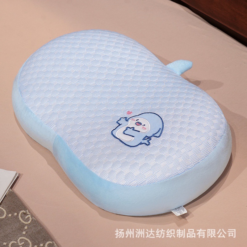 Almohada Lumbar de Espuma Viscoelástica y Seda de Hielo para Oficina