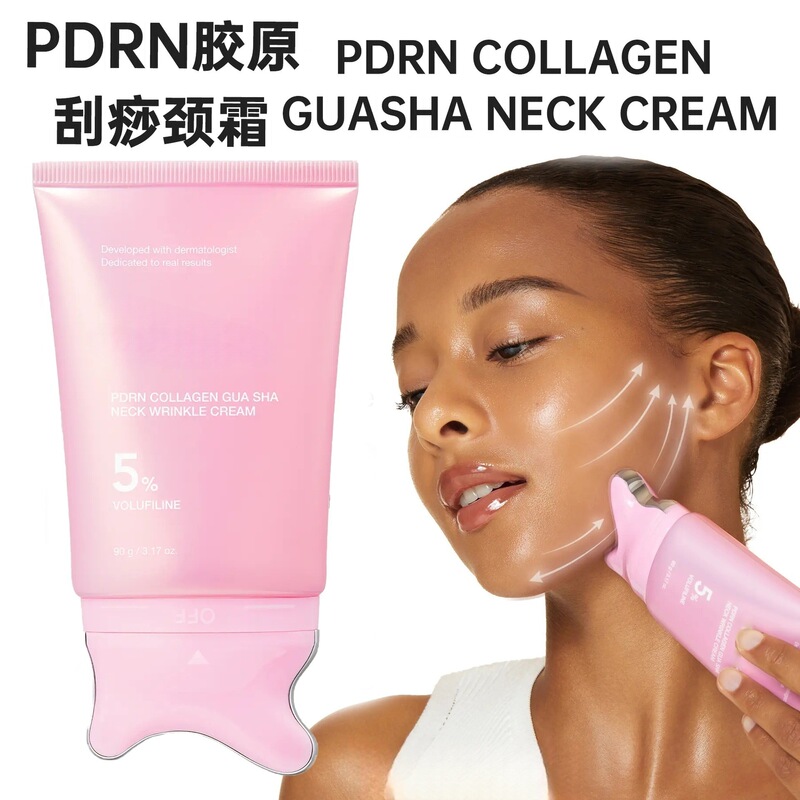 Cross-Border Best-Selling Tk Hot Product Pdrn Collagen Neck Cream Neck Scraping Massage Cream Containing Volufiline Cross-Border Best-Selling Tk Hot Product Pdrn Collagen Neck Cream Neck Scraping Massage Cream Containing Volufiline