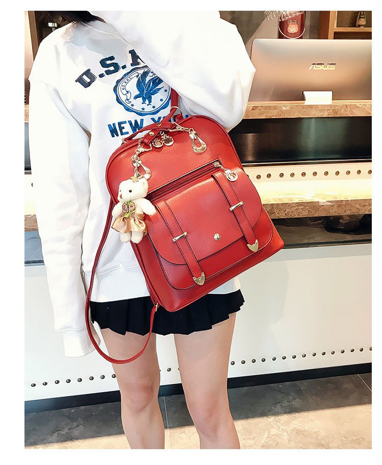 New style backpacks for women, fresh and cute student fashion and casual Korean-style women's bags, cross-border one-piece shipping worldwide undefined