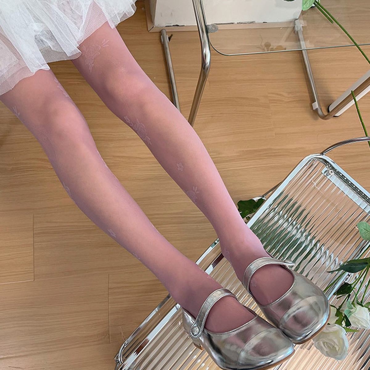 絲襪花卉絲襪洛麗塔玫瑰性感打底絲襪女日系少女洛麗塔褲襪廠家批