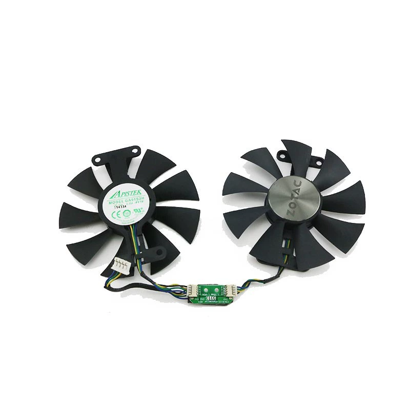 Подходит для ZOTAC/ZSOTAI GTX960 950 AMP EDITION вентилятор охлаждения видеокарты GA91S2H