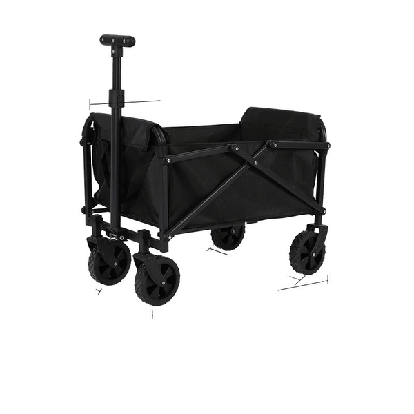 Small black camper van