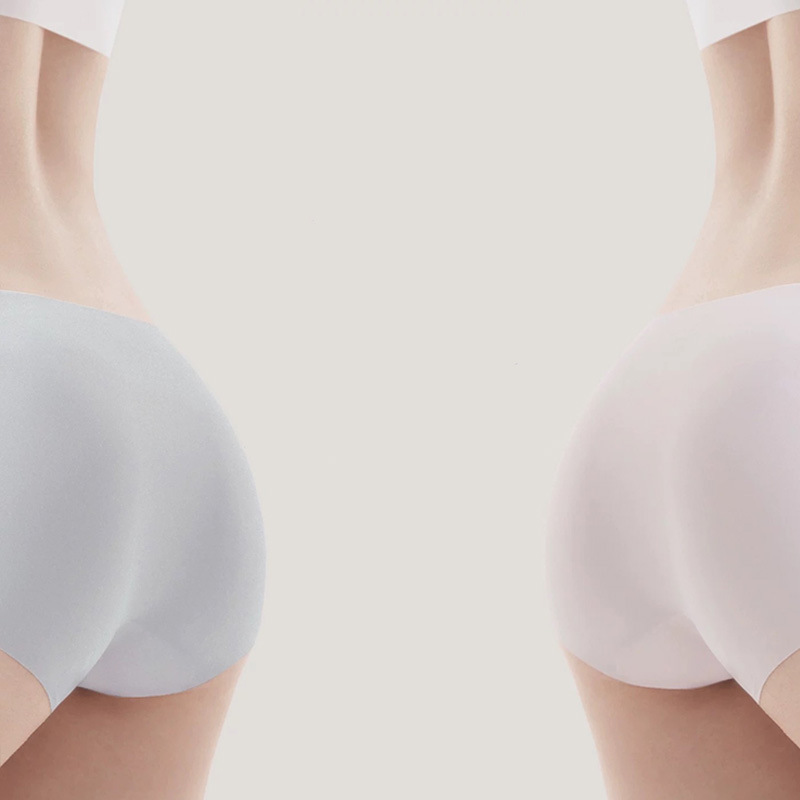 Seamless Underwear Yoga Cool Underwear Factory Delivery Ice Silk Underwear Women's Summer Mulberry Silk Underwear Wholesale Briefs