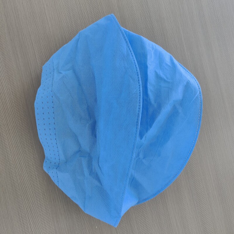 新品批发一次性无纺布帽子医用厨房清洁帽头套 防尘防灰透气帽子|undefined