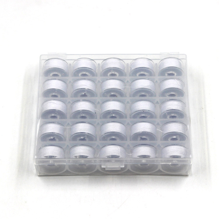 Spot 25 rejilla de plástico cinta transparente 25 colores negro y blanco línea caja transparente con lanzadera traje de almacenamiento de lanzadera