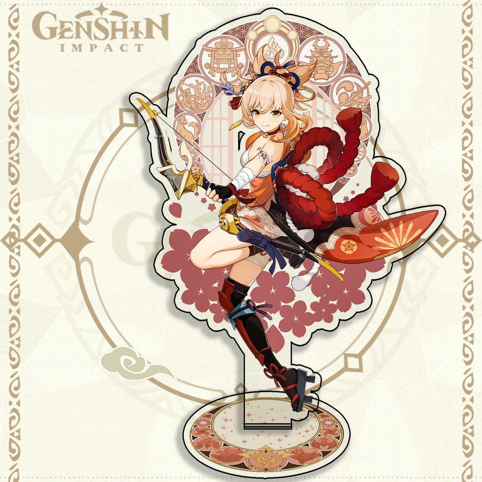 Акриловая подставка (Genshin Impact) Funingan/Nasida, фигурка ~15 см, коллекционная