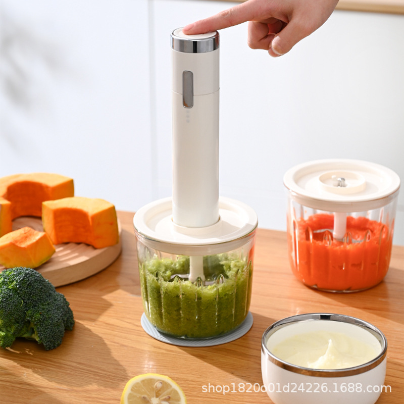 Meat Grinder Multifunctional Food Processor Baby Food Supplement Machine Food Supplement Tool Set Grinding and Puree