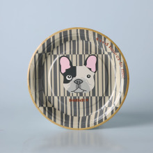 批高颜值仪式感野餐盘一次性纸盘户外派对餐具碟子生日聚会蛋糕盘