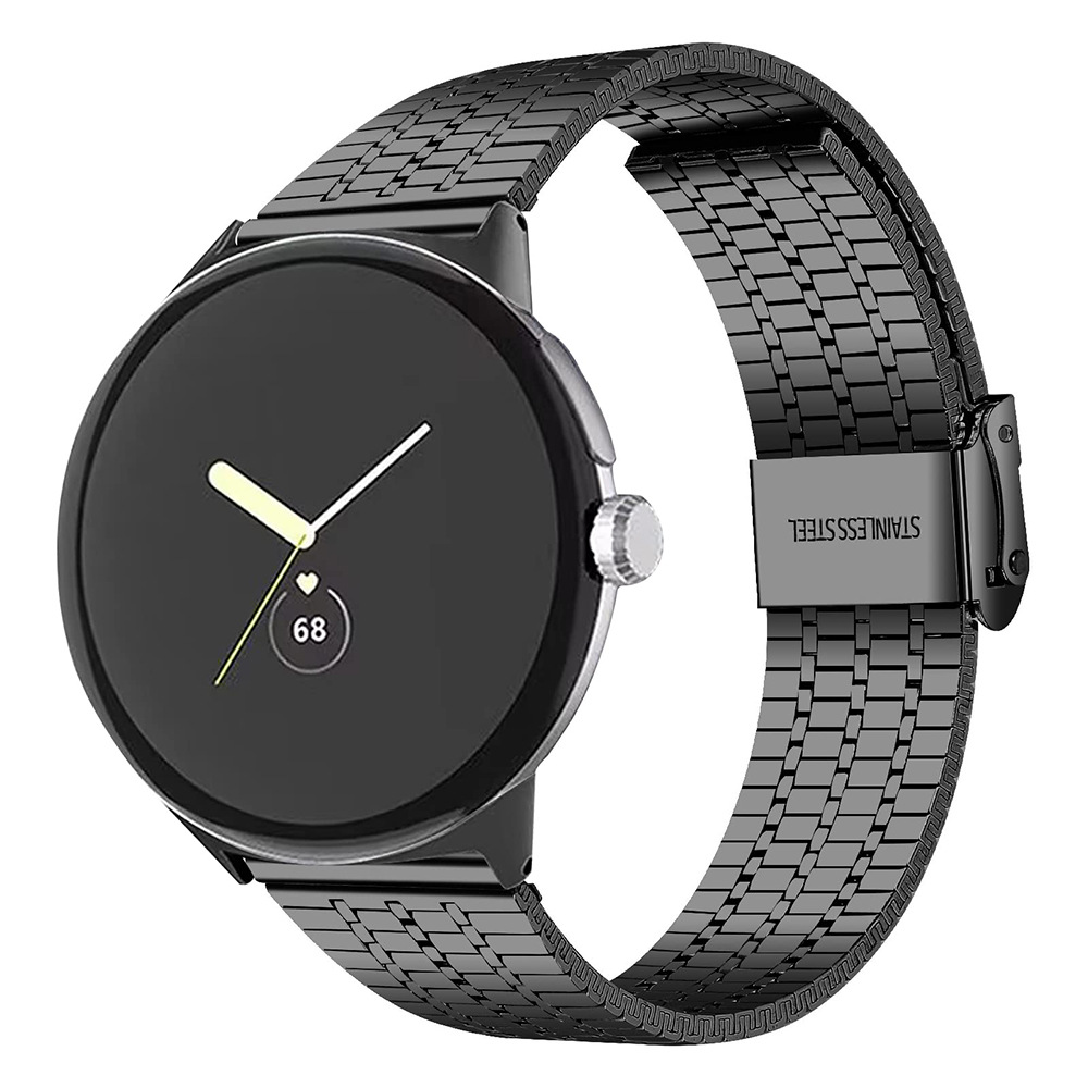 Seven-Bead Safety Buckle Milanese Strap Suitable for Pixel Watch4 Stainless Steel Metal Strap