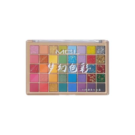 40 color eye shadow plate color student pearlescent sequins glitter June 1 stage makeup performance cos makeup performance eye makeup women