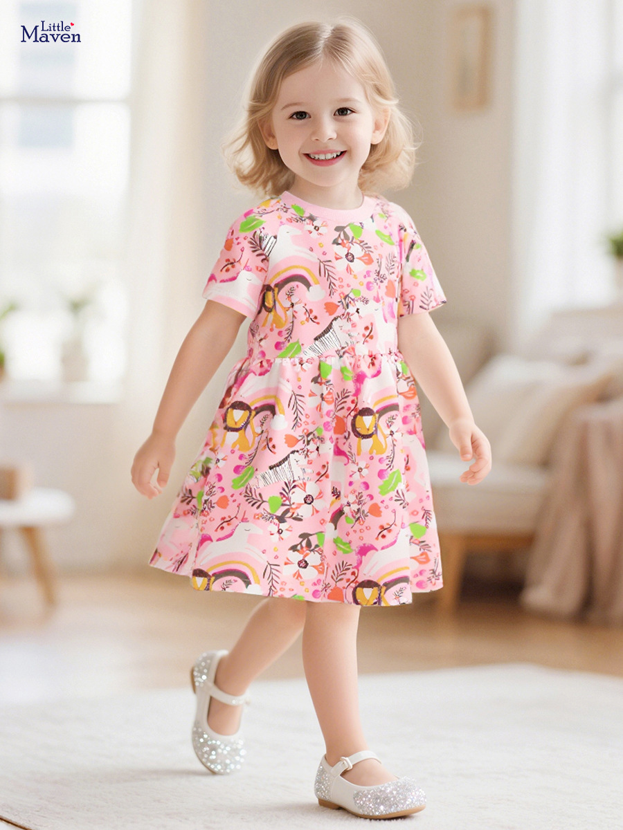 Summer cartoon small princess costume