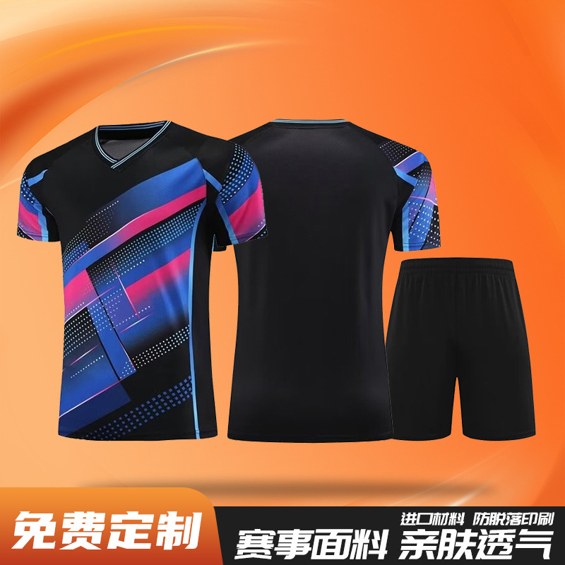 376b-women's model-black top + 610 black shorts