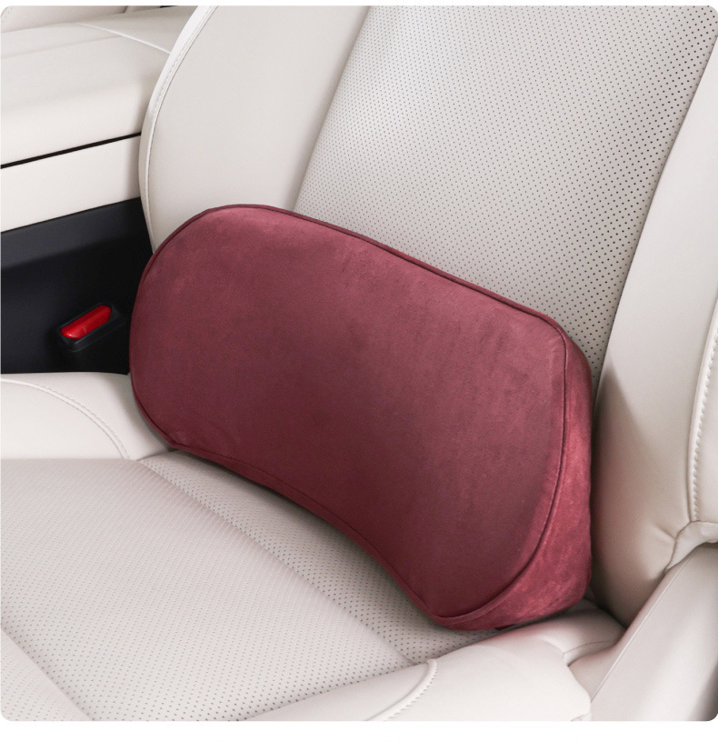 Car Lumbar Support Cushion, Thin Small Lumbar Pillow, Tailbone Car Cushion, Lumbar Support, Seat Support, Memory Foam Headrest, Neck Protection
