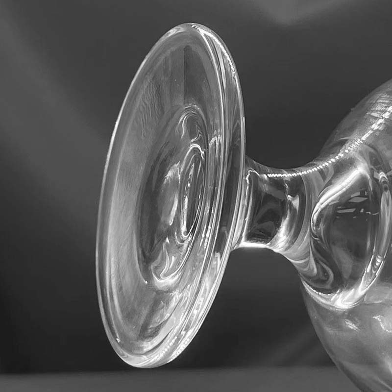 Taza de cerveza artesanal, taza de barriga, taza de brandy, taza de cristal grueso, taza de jugo, taza de vino de lujo