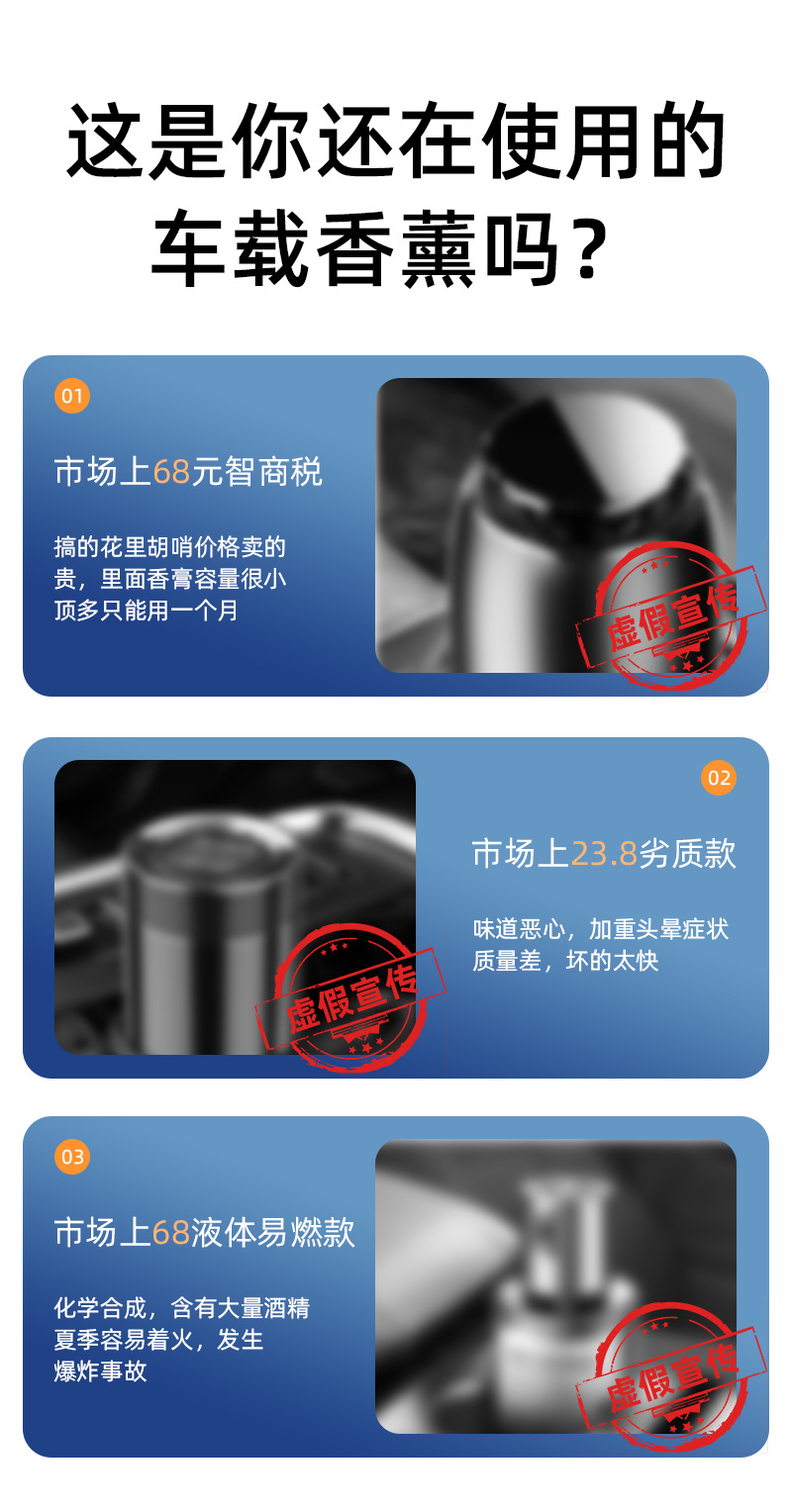 Aluminum Alloy Material Gardenia Car Fragrance Balm with Long-Lasting Scent, Men's Aromatherapy Car Fragrance, Automotive Supplies
