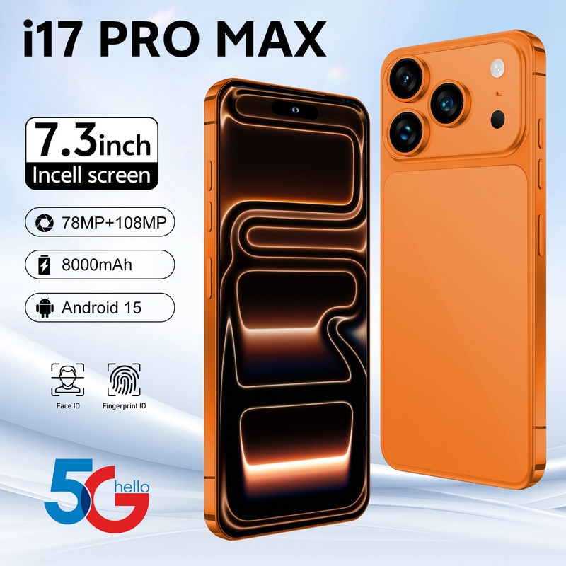 I17Promax New Model for Cross-Border Foreign Trade, Exclusively Global Version, Android 7.3inch Large-Screen Smartphone in Stock