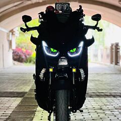 天鷹tx 150/250立体悪魔シールに適しています。