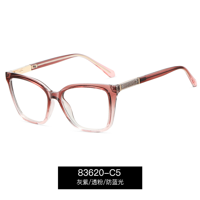 83620 fábrica nuevas gafas anti-azul ultraligeras TR90 espejo de maquillaje de estilo europeo y americano, las mujeres pueden equiparse con gafas de miopía