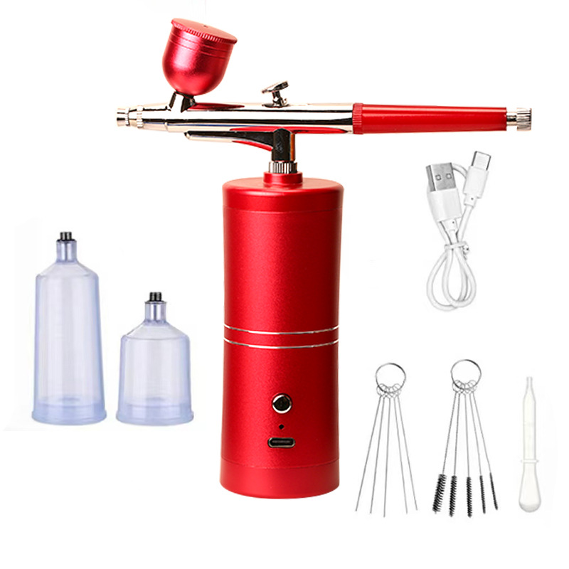 Pulverizador de agua hidratante de nano nivel de alta presión eléctrico de pulverización en frío de mano para el hogar, medidor de inyección de oxígeno de importación de belleza ligera, pistola de pulverización de maquillaje