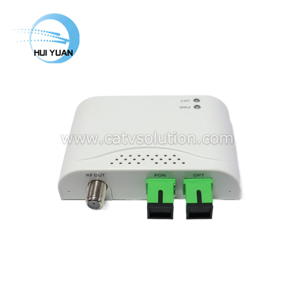 CATV有源光纤入户接收机 FTTH 内置WDM 家用型接收机有线电视WDM