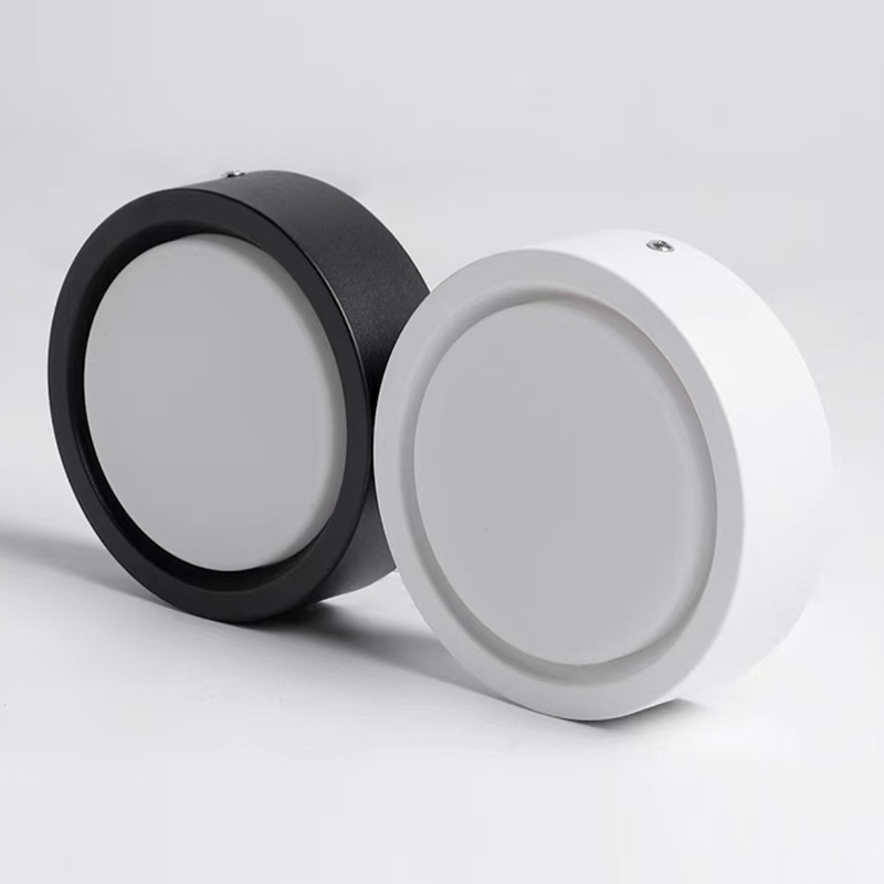 Ultra-delgada superficie montada downlight ronda LED pequeño Techo Luz de techo pasillo Luz de entrada pasillo entrada techo proyector