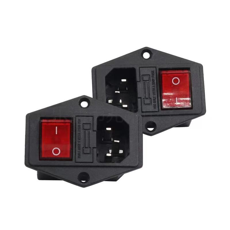 供应销售工业插座AC304A 开关 插座 保险丝三合一体DB-14器具插座