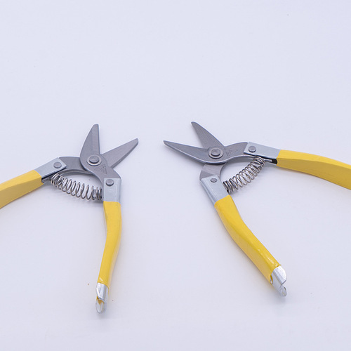 Chinese Yellow Pruning Garden Fruit Branch Shears Garden Tool Grafting Pruning Scissors Stainless Steel Luoding Knife Shears 20 Pieces