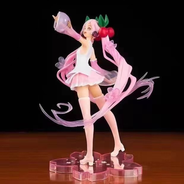卸売さくら初音風景フィギュア初音モデル装飾品ガールギフトアニメーション周辺機器|undefined