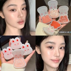 Cappuvini小白兎水光多量膏清透水光かわいい頬紅膏学生元気化粧道具