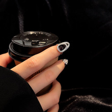 韩版超仙设计感指甲戒指女时尚个性ins潮冷淡风时尚美甲装饰指环