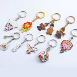 金属钥匙扣 黄铜挂饰平安钥匙扣景区博物馆周边文创礼品定制