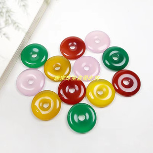 Agate chalcedony buckle pendant men's and women's pendant activities will sell promotional gifts wholesale Factory Direct Live