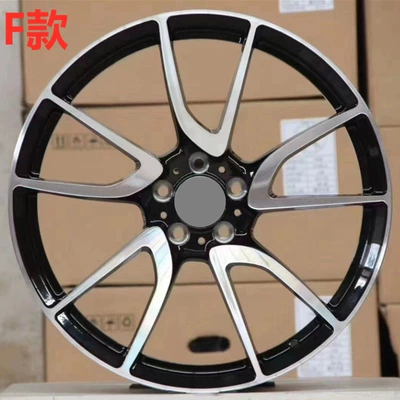Hub, Special Mercedes-Benz Forged Wheel - 17x75j-f-black-glossy-surface
