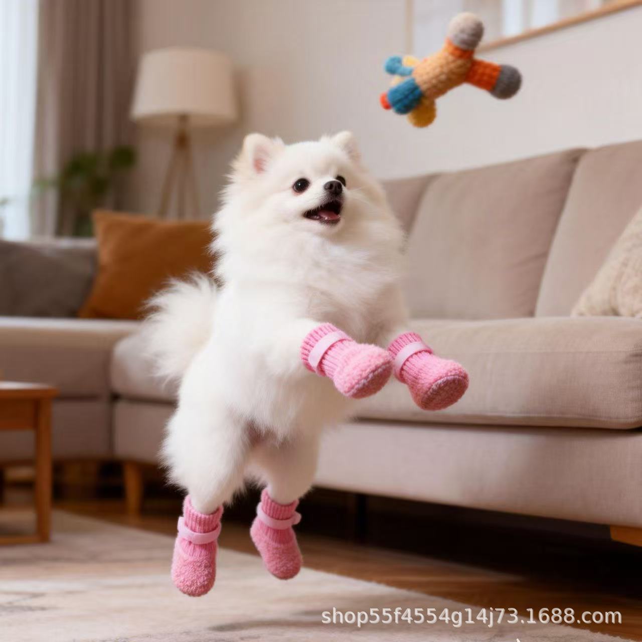Dog Foot Covers for Outdoor Use, Non-Slip Waterproof Socks, Soft-Soled Wear-Resistant Dog Shoes, Breathable Anti-Dirt Shoes for Pets