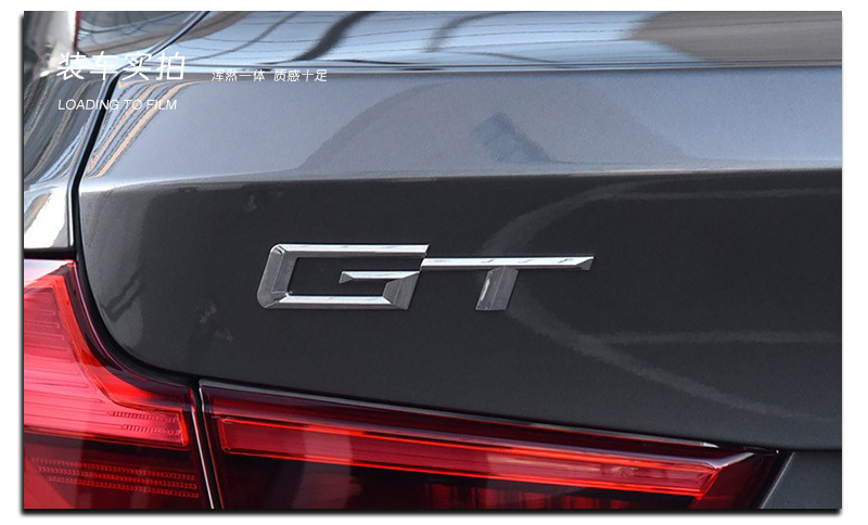Suitable for Old Bmw X Series and Gt Series Tailgate Lettering, X1 X3 X4 X5 X6 Gt Lettering Modification Trunk Sticker