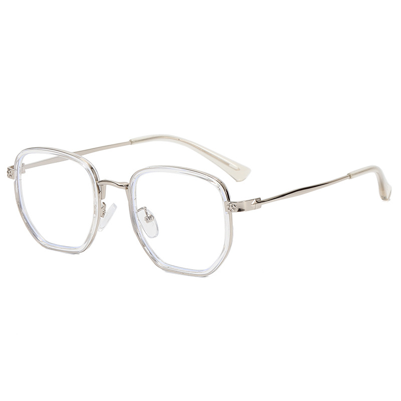 2022 generoso marco anti luz azul con miopía gafas mujer marea coreana red cara roja Pequeño Libro Rojo simple cara gafas marco