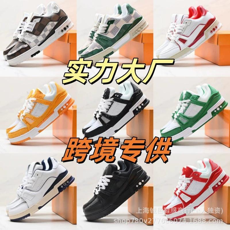 Cross-Border Foreign Trade L Putian Fashion Casual Printed Trendy Sneakers for Men and Women Retro Couple Style Fashionable Versatile V